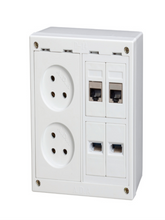 Box 4 D-14 place for AHT+2 white socket+adapter